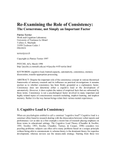 Re-Examining the Role of Consistency: The Cornerstone, not Simply