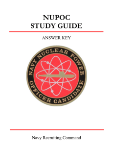 nupoc study guide - UC Berkeley NROTC