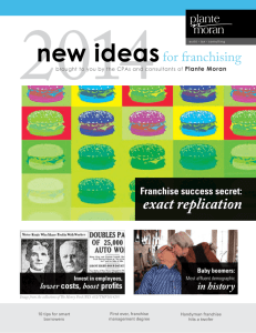 2014 New Ideas for Franchising
