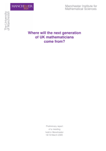 Where will the next generation of UK