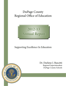 Annual Report - DuPage County Regional Office of Education