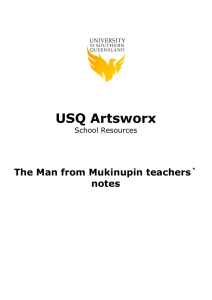 The Man From Mukinupin - Artsworx