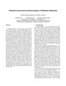 Towards Concurrent Communication in Wireless Networks