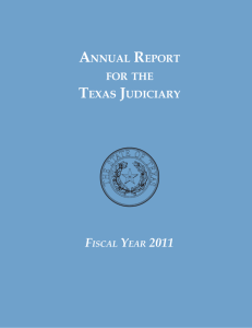 annual report for the texas judiciary