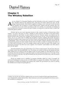 Chapter 5 The Whiskey Rebellion