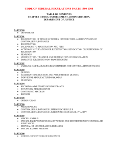 CODE OF FEDERAL REGULATIONS PARTS 1300-1308