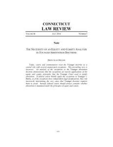 View PDF - Connecticut Law Review