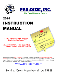 instruction manual - Pro