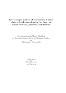 Spectroscopic analyses of subluminous B stars: observational