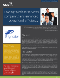 Leading wireless services company gains enhanced