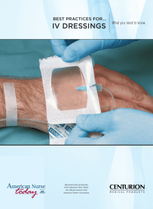 Best Practices for... IV Dressings