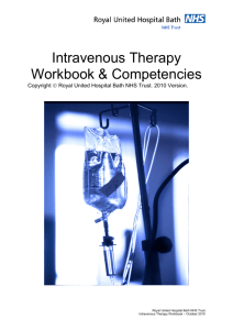 Intravenous Therapy - Royal United Hospital