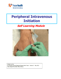 Peripheral Intravenous Initiation