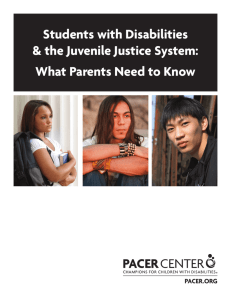 Students with Disabilities & the Juvenile Justice