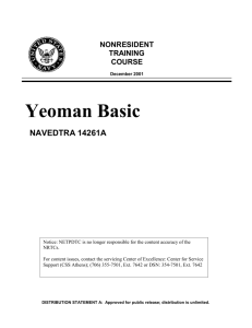 Yeoman Basic - NavyBMR.com