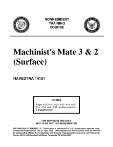 Machinist's Mate 3 & 2 (Surface)