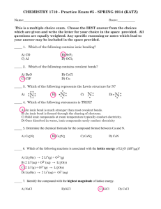 Practice Exam #5 with Answers