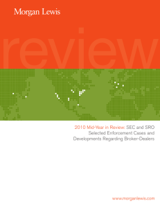 2010 Mid-Year in Review: SEC and SRO Selected