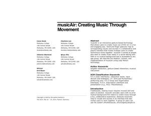 musicAir: Creating Music Through Movement