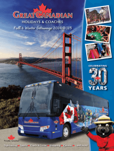 Fall & Winter Getaways 2014/2015