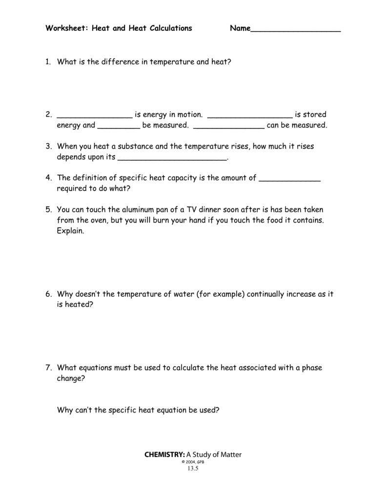 heat-and-heat-calculations-worksheet