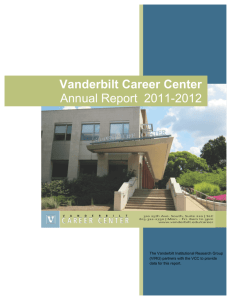 Vanderbilt Career Center Annual Report 2011-2012