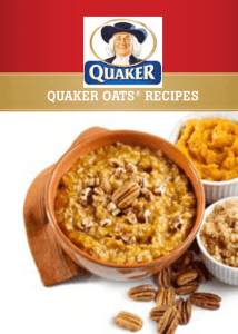 quaker oats® recipes - The Whole Grains Council
