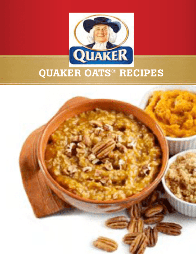 quaker oats® recipes The Whole Grains Council
