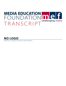 foundation transcript - Media Education Foundation