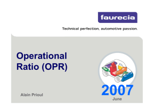 Operational Ratio (OPR)
