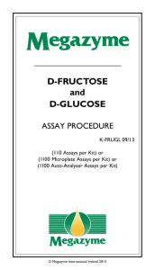 D-FRUCTOSE and D-GLUCOSE