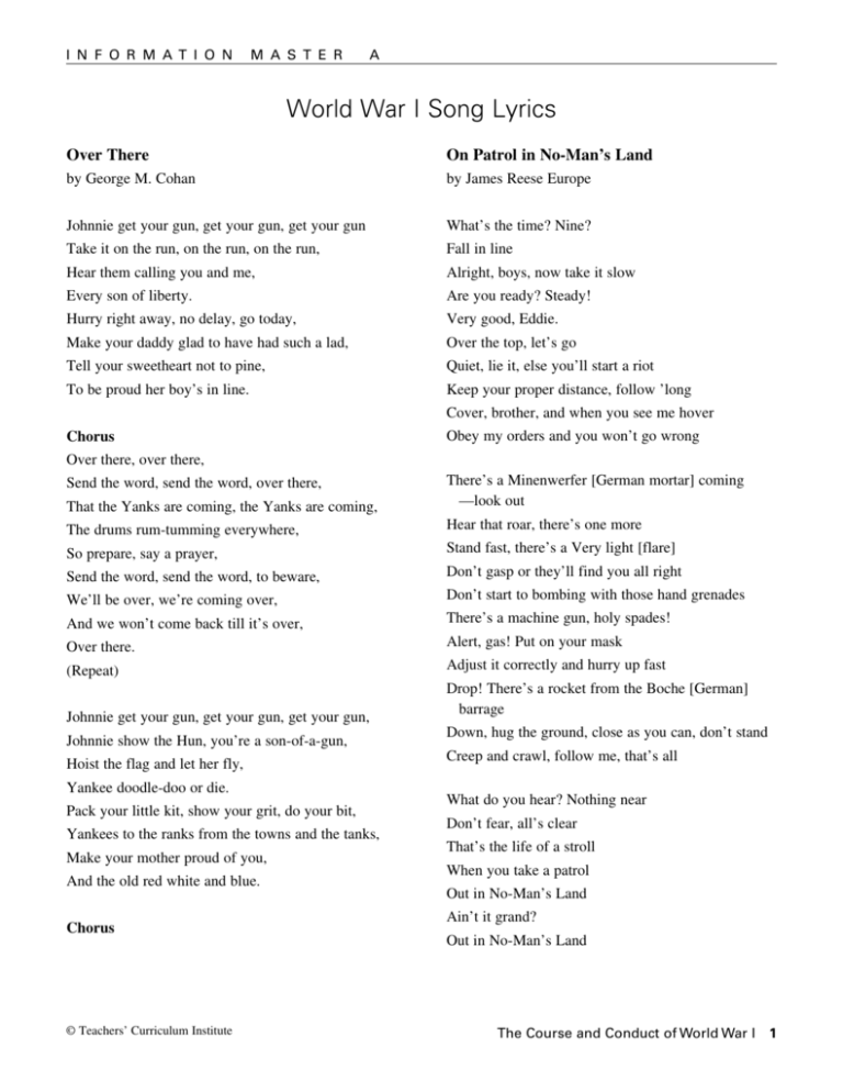 War Of My Life Poetry Lyrics