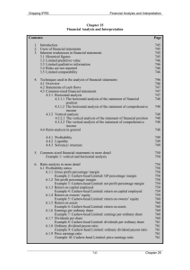 Financial Analysis and Interpretation