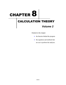 chapter 8 calculation theory