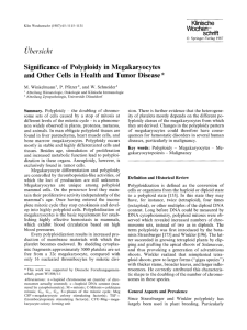 Significance of polyploidy in megakaryocytes and other cells in
