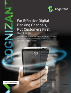 For Effective Digital Banking Channels, Put Customers