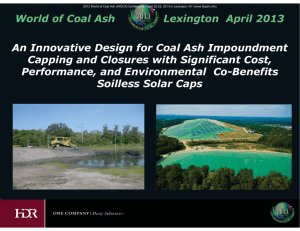 An Innovative Design for Coal Ash Impoundment