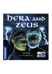 Hera and Zeus - Rio Grande Games