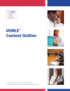 USMLE® Content Outline