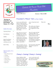 Issue 1 (January-March 2009) - Latitude 38 ParrotHead Club