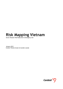 Vietnam risk mapping 20120130