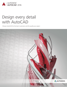 Design every detail with AutoCAD