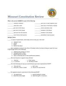 Missouri Constitution Review - Lee's Summit R