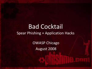 Phishing 2.0 Breaking Into Wall Street & Critical Infrastructure