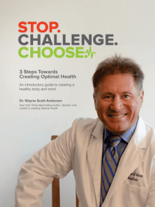 3 Steps Towards Creating Optimal Health