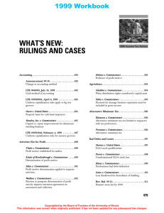 1999 Chapter 16 - Rulings and Cases