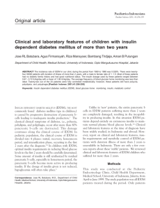 Original article - Paediatrica Indonesiana