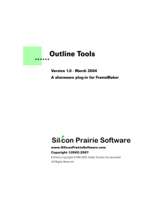 Outline Tools - Silicon Prairie Software