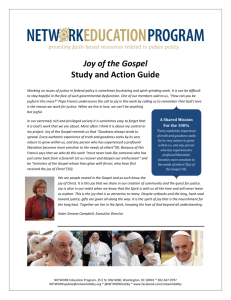 Joy of the Gospel Study and Action Guide