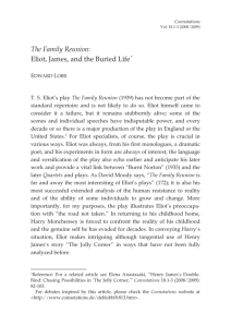 The Family Reunion - Connotations: A Journal for Critical Debate